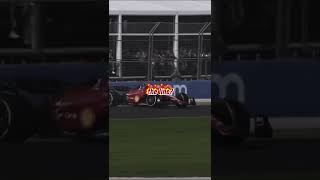 Carlos sainz  crash australia 2022