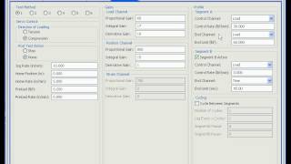 Compression Test Setup using XY