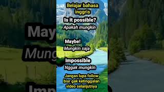 bahasa Inggrisnya apakah mungkin #english #apabahasainggrisnya #cariilmu #bahasainggris