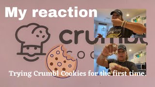 Trying Crumbl Cookies for the first time / my reaction /