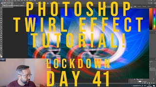 UK Lockdown Day 41 (Photoshop Twirl Effect Tutorial) #withme #stayhome