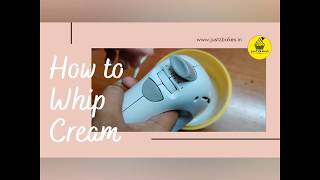 How to Whip Cream/ whipping cream