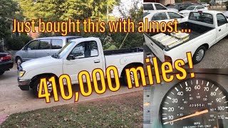 I just bought the highest mileage Toyota Tacoma on Craigslist