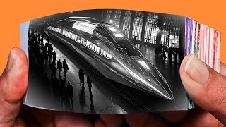 Steam Train Dream Train SciFi: 20th century retro TrainPunk. Vol. 3 | FlipBook