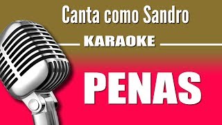 Sandro - Penas - Karaoke Vision