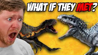 Reacting to INDOMINUS REX vs INDORAPTOR!?