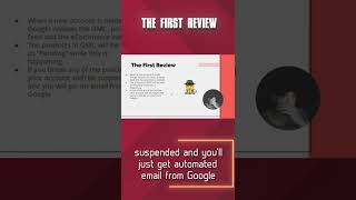 What Happens on the First Review | Google Merchant Center #shorts