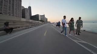 2024, May 18, Cycling on Chicago Lakefront Trail