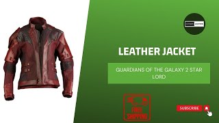 GUARDIANS OF THE GALAXY 2 STAR LORD (CHRIS PRATT) LEATHER JACKET