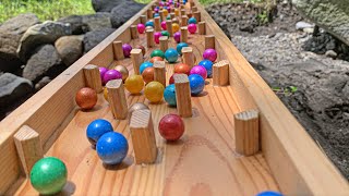 Marble Run Race ASMR Whirlpool  Magic Slime Ball