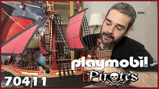 PIRATAS DE PLAYMOBIL 🏴‍☠️ 70411 EL BARCO PIRATA