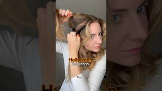 Devil Hair🔥👹#halloween #halloweenhairstyle #halloweenhair #halloweencostume #hairtutorial #haare