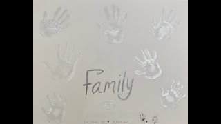 Family Day 💞 Making our hand 🖐 prints painting 🎨 & drawing ✍️