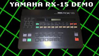 Yamaha RX-15: Digital Drum Machine from 1984 Demo