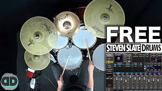 Steven Slate Drums Plugin - AU/VST Demo FREE DOWNLOAD (DonutDrums)