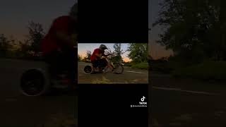 Riding on my Trike! 2,000W 60V Electric Drift Trike Craftsman BMX Drifting