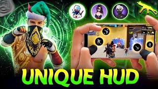 2024 New Best 3 Finger Custom Hud Free Fire⚡{ MOVMENT+HEADSHOT } 4 Finger Custom Hud [ Part 3 ]