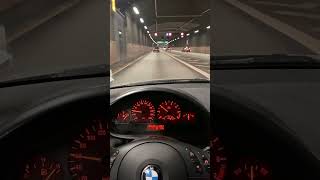 Drivning a low mileage BMW 316ti in Stockholm