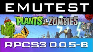 EMUTEST | RPCS3 0.0.5-6718 OGL| Plants vs Zombies | Visual glitches