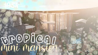 - Tropical Mini Mansion + Giveaway - Bloxburg Speedbuild - 195k