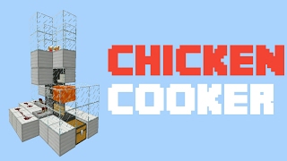 👉MCPE | HOW TO BUILD A CHICKEN COOKER IN MINECRAFT!