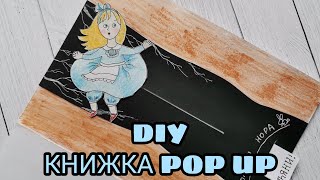 Алиса. Разворот 1. Поп ап мастер класс. Alice. Page 1. Pop up master klass. Tutorial.