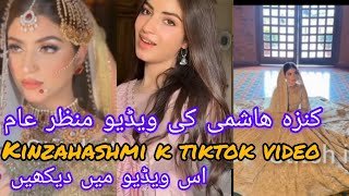 Kinzahashmi k tiktok video vlog||actress vlog