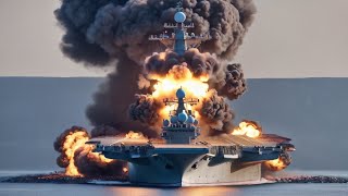 1 minute ago! Russian nuclear aircraft carrier carrying 200 generals blown up by Ukrainian M142 Hima