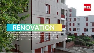 La résidence Les Facultés a fait peau neuve à Villeneuve d'Ascq !