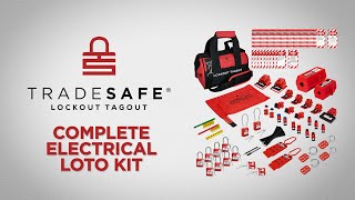 Complete Electrical Lockout Tagout Kit - 90 LOTO Devices | TRADESAFE