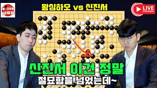 신진서 이건 정말 절묘함을 넘었는데~ #한중슈퍼매치 #신진서 vs #왕싱하오 #김성룡바둑랩 #바둑