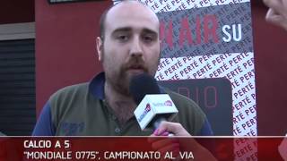 CALCIO A 5 AL VIA "MONDIALE 0775" SESTO CAMPIONATO CALCIO A 5