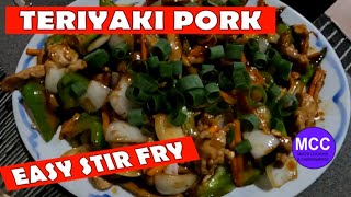 PORK TERIYAKI STIR FRY