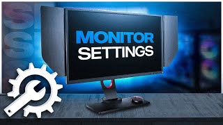 Monitor Settings & Benq Zowie