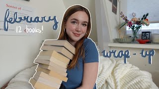 EVERY BOOK i read in february | 12 books!