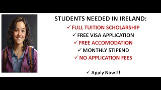 FULLY FUNDED SCHOLARSHIP FOR INTERNATIONAL STUDENTS | NO APPLICATION FEES |