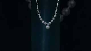 3-10mm freshwater pearl necklace in S925 sterling silver