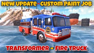 American Flag Custom Paint Job - Modern FIRE TRUCK | OTR Off Road Car Driving Game | Update 1.20.0