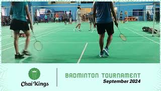 Mixed Doubles Match | Chai Kings 3rd Badminton Tournament | #Chennai