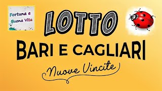 LOTTO BARI Centenario e CAGLIARI 90 Consigli per 26 Ottobre