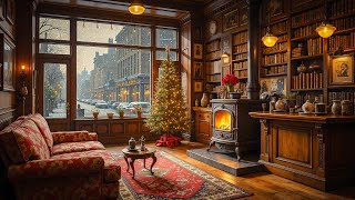 Cozy Christmas Jazz at Coffee Shop Vibes 🎄 Relaxing Music for Holiday