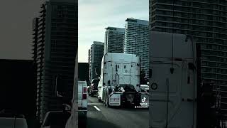 HWY 401. Toronto. Canada. Traffic on one and lonely highway 401 which run thtough Toronto….