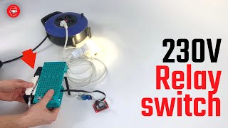 How to control a 230V relay switch from your MINDSTORMS Robot Inventor kit