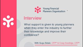 What support is given to young planners when they enter the industry to further their knowledge?