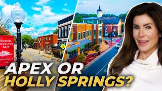 Discover the BEST SUBURB In Raleigh North Carolina : Apex VS Holly Springs NC SHOWDOWN | Raleigh NC