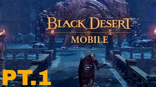 Black Desert Mobile PT.1 high graphic Gameplay in VENOM GAMING