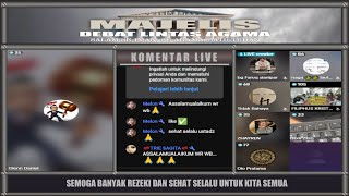 LIVE🔴 DEBAT LINTAS AGAMA TERBARU, SENIN 11/11/2024