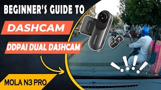 BEST DASH CAM FOR CAR in India | गाड़ी में डैश कैमरा कैसे लगाएं? DDPI MOLA N3 Dual