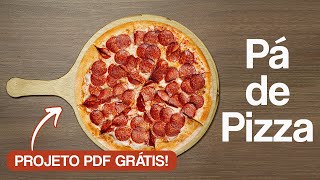 Pa de pizza como fazer utensílio para sua área gourmet