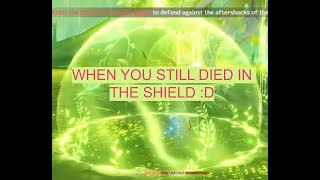 When You Still Died In The Shield :D | #genshinimpact